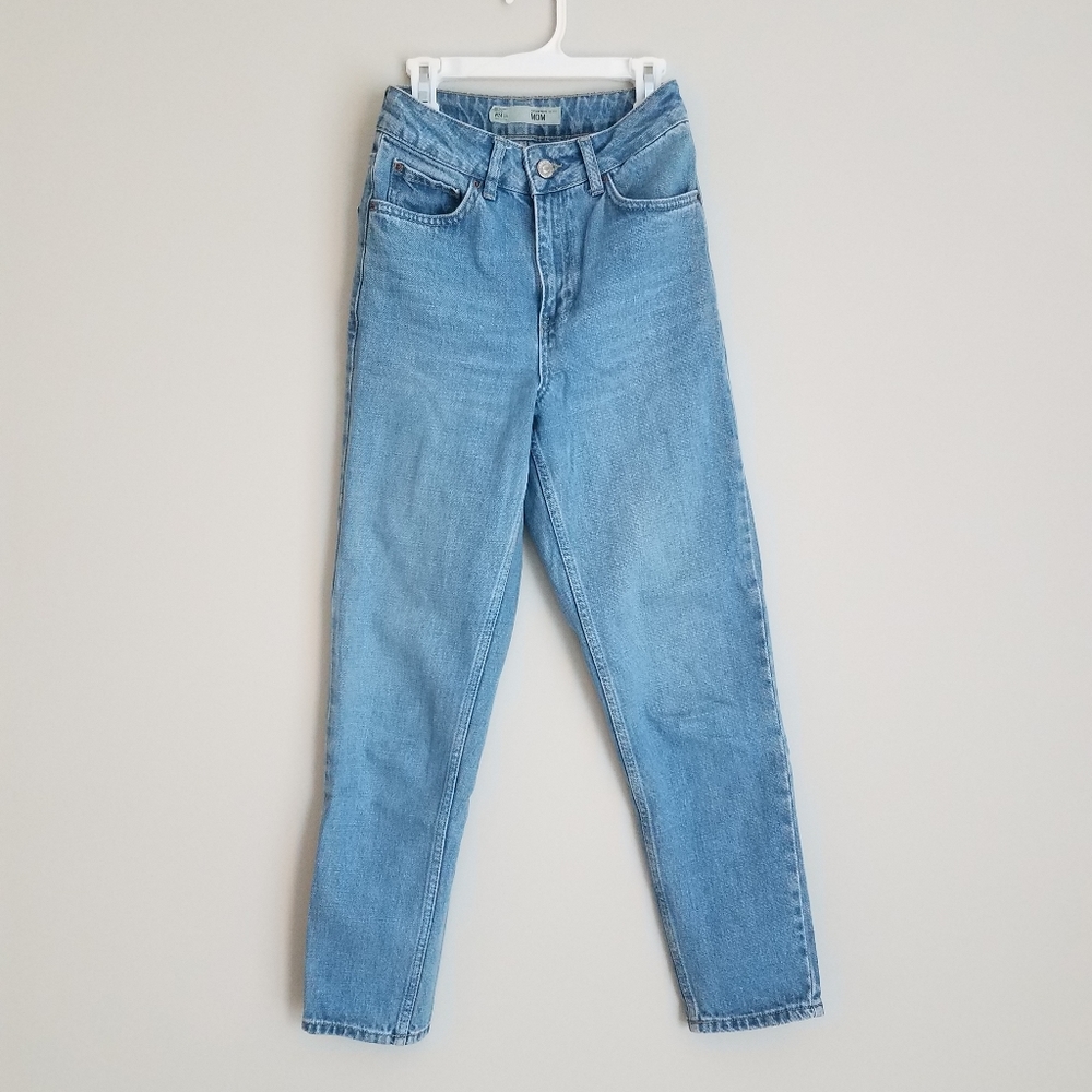 Topshop High Rise Mom Jeans